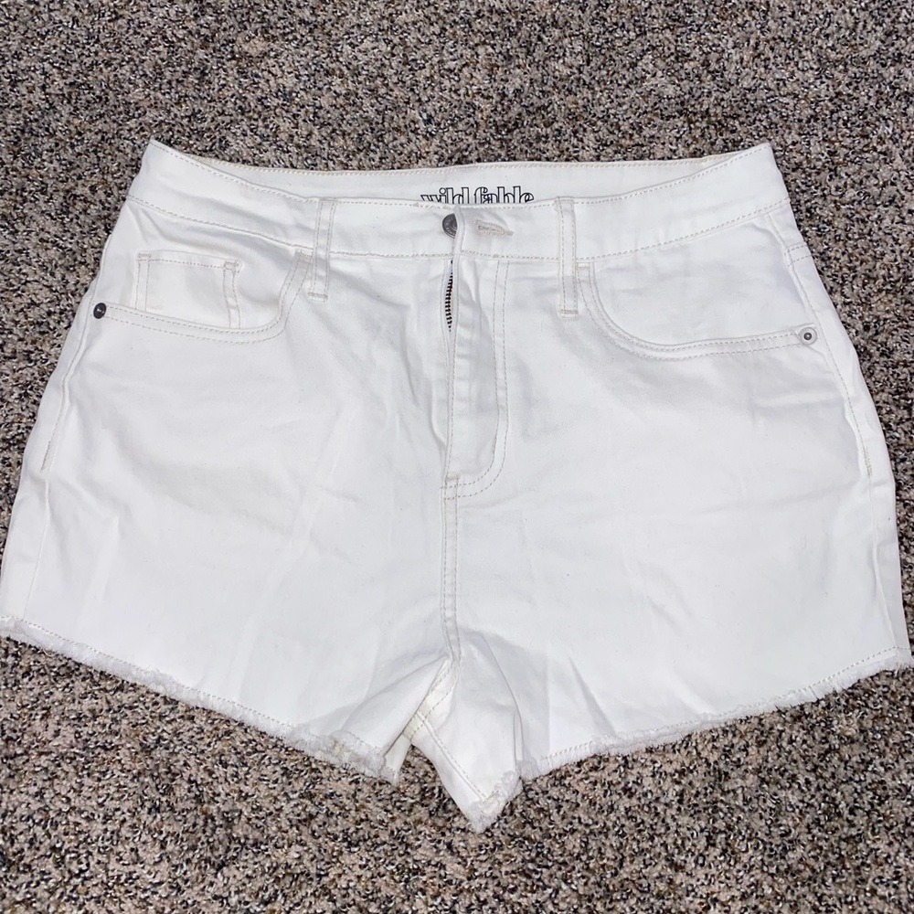 Target white shorts kind of high waisted